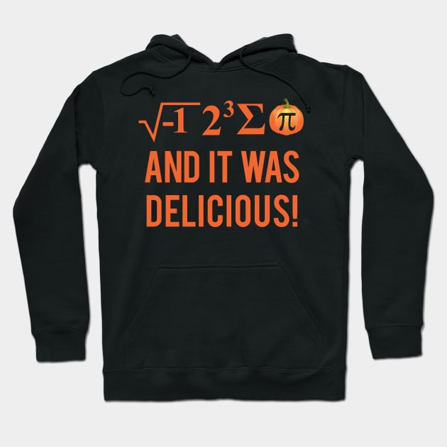 Gift for Nerds Math Pun Pumpkin Pi Equation Hoodie by sfcubed